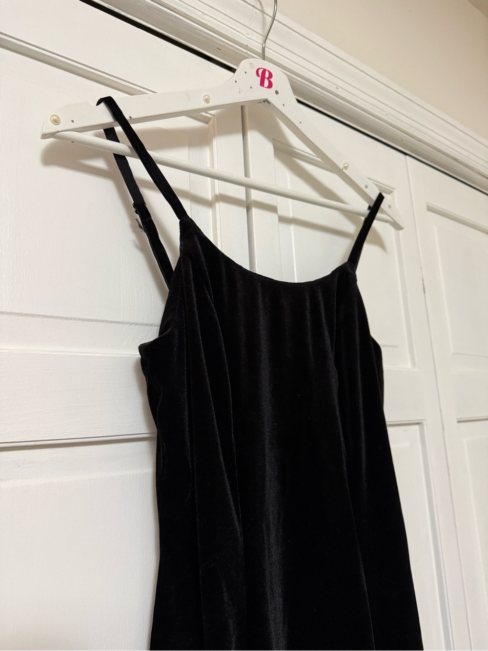 Lily Rose Black Velvet Mini Slip Dress XS Whimsigoth FairyGrunge Vamp Romantic